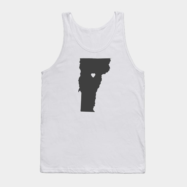 Vermont Love Tank Top by juniperandspruce